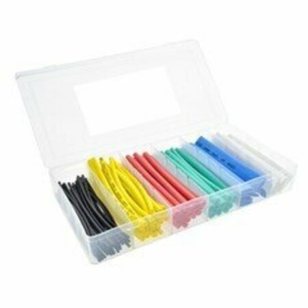 SWE-TECH 3C Heat Shrink Tube Kit.  2:1 Shrink Ratio.  Various Diameter and Colors, 100PK FWT9005-10302